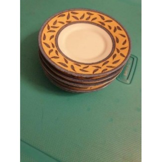 1 lot 6 soucoupes tasses à...