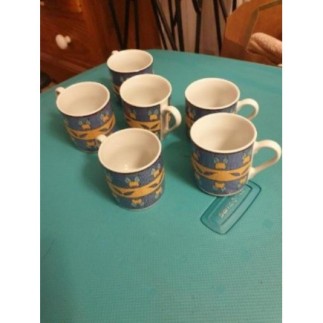 1 lot 6 tasses à café 