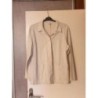 Veste en coton beige taille 44