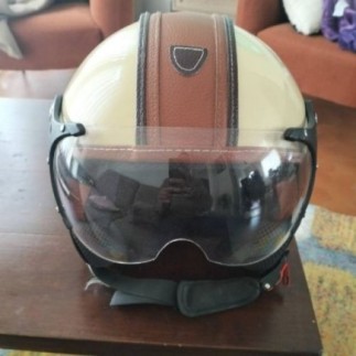 Casque scooter vintage 