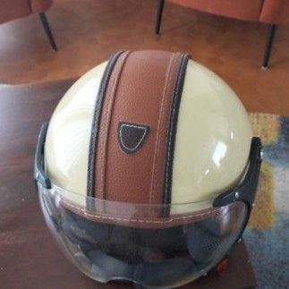 Casque scooter vintage 