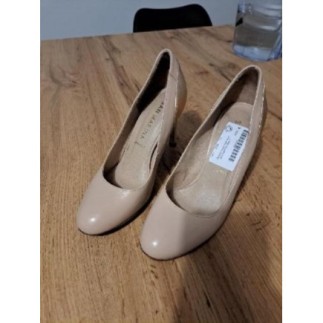 Escarpin beige et rose...