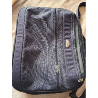 Valise sacoche souple bleu marine, marque SANSONITE, sans roulettes avec bandoulière, dim 47 x 37 x 