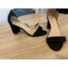 Escarpin femme ouvert noir 41