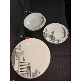 Lot de 12 assiettes New...