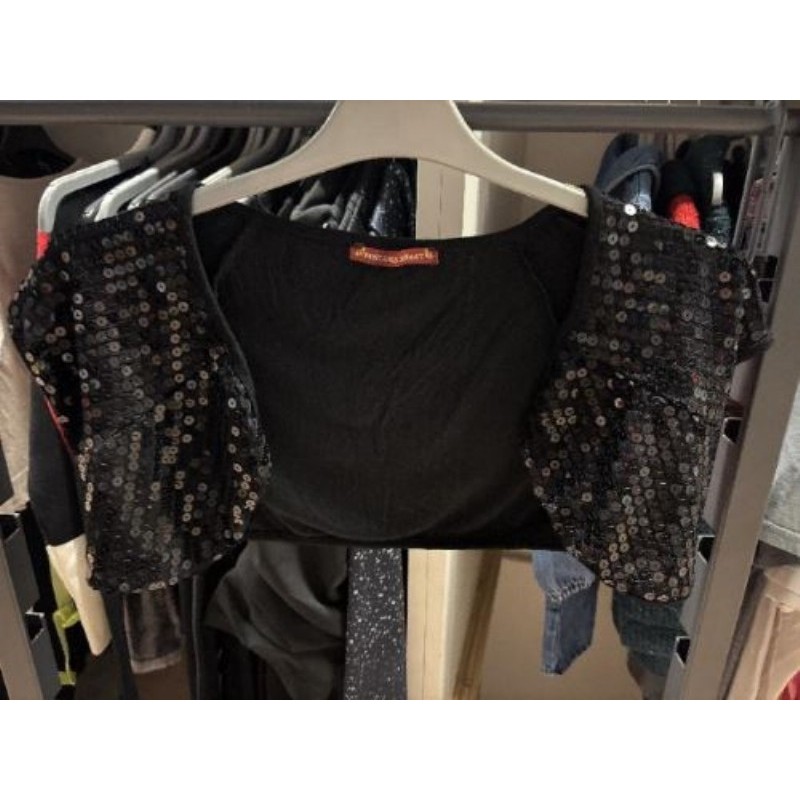 Gilet noir paillettes taille 36-38