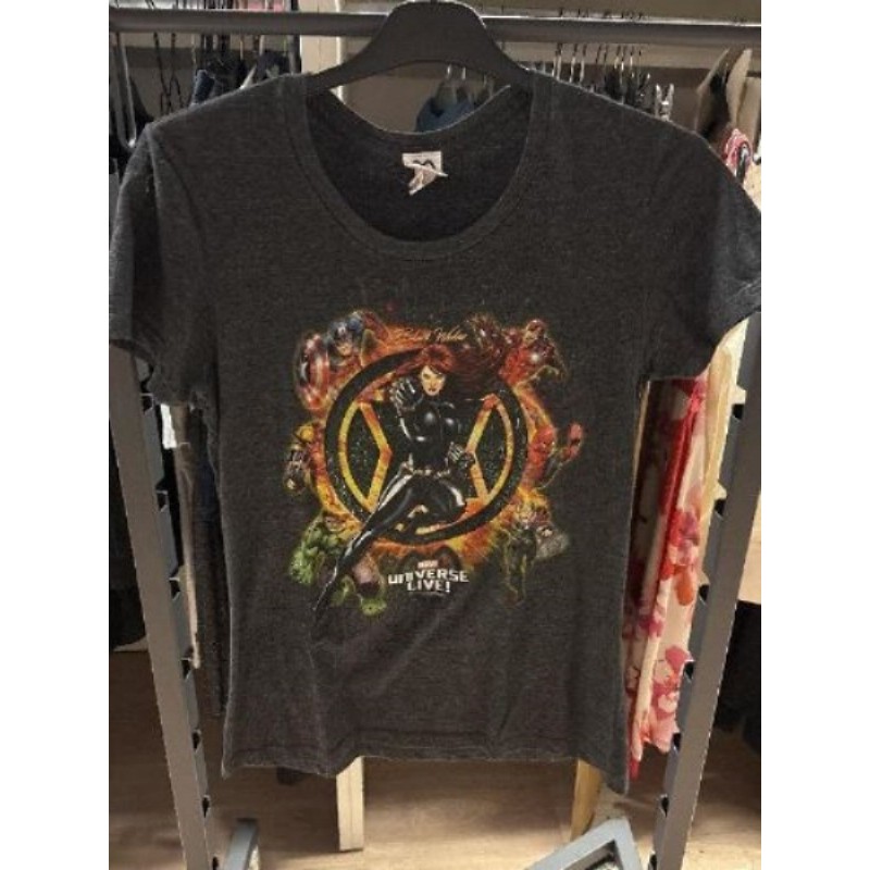 Tee shirt gris MARVEL Black Window taille L -A