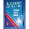 Dictionnaire Larousse de poche français - anglais