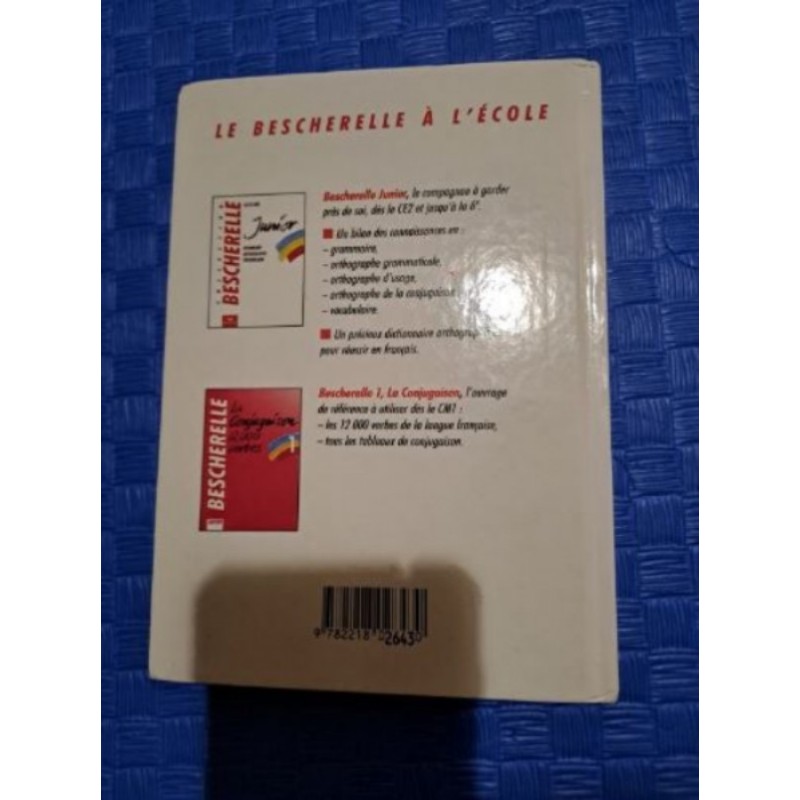 Livre Bescherelle junior grammaire orthographe vocabulaire