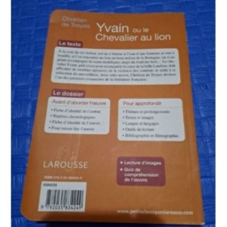 Livre Chrétien de Troyes...