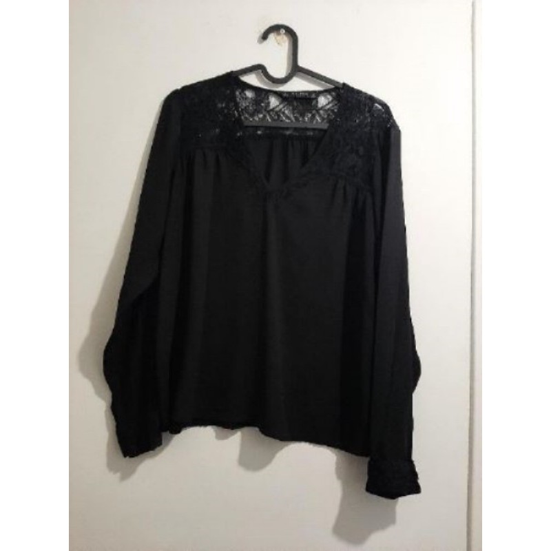 Chemisier noir Zara TL