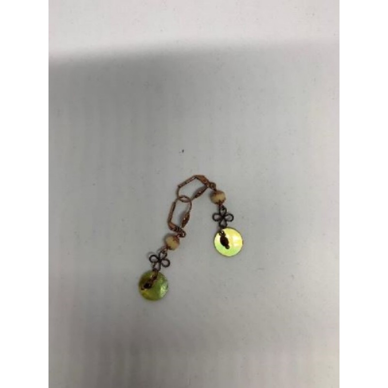 Boucles d'oreilles sans nickel et perle en verre et nacre