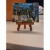 Petit tableau decoratif avec son chevalet