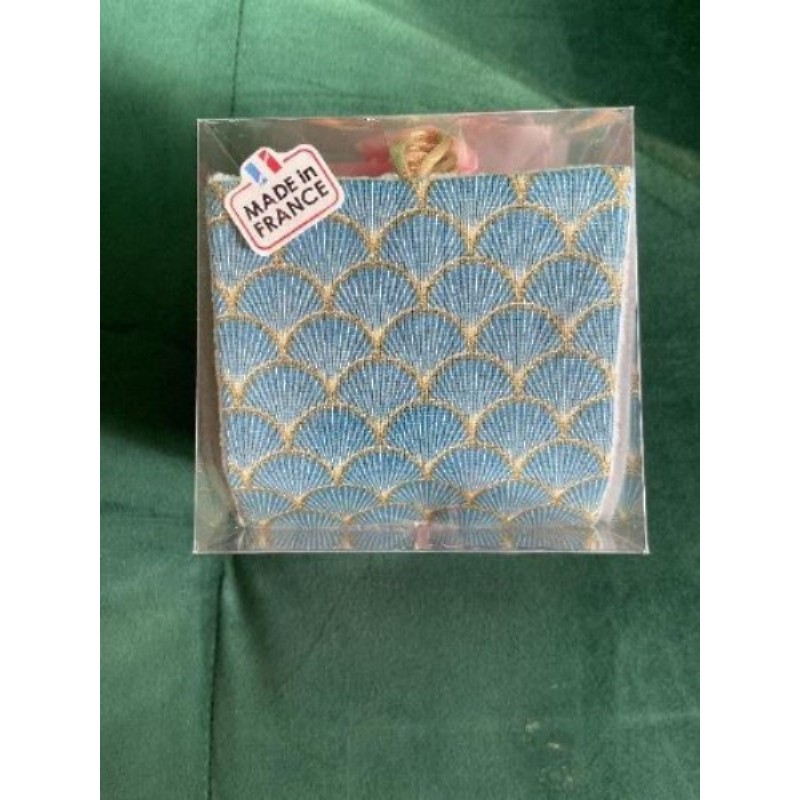 Carrés coton démaquillants bios 7 Bleus et or