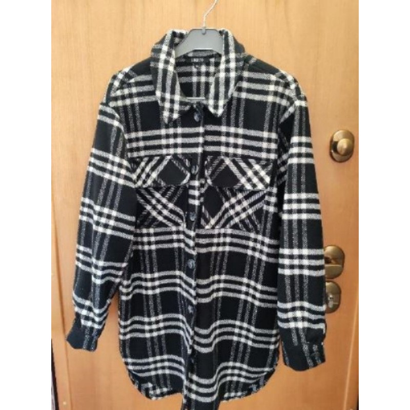 Surchemise Liberto noir/blanc rayé   36 