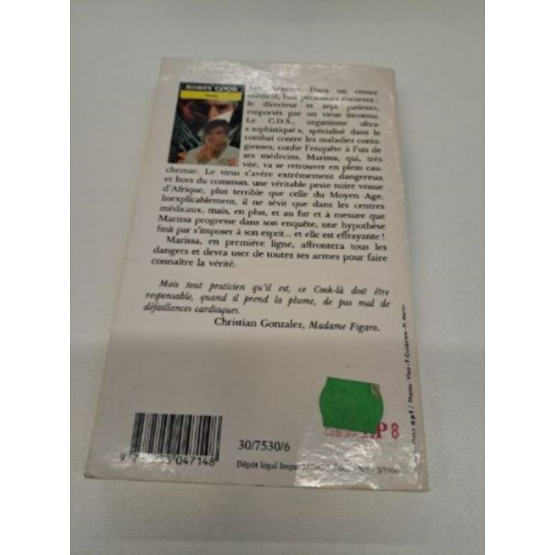 Livre Robin Cook - Virus