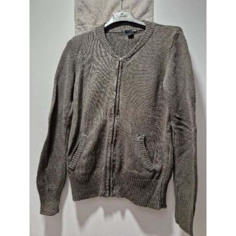 Gilet zip kaki H&M Taille M 