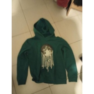 Sweat à capuche vert  11-12...