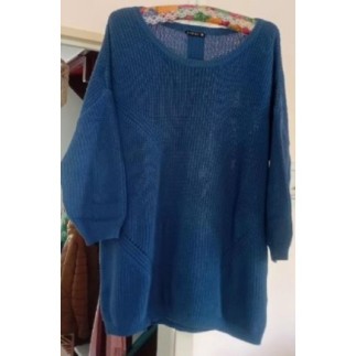 Pull  bleu Breal taille 40