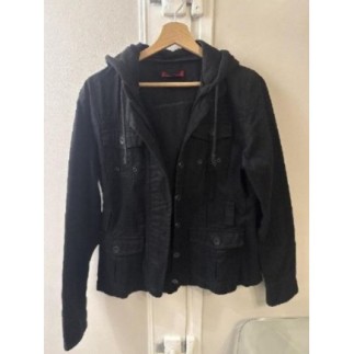 Veste a capuche noir T40