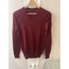 Pull rouge bordeaux T38
