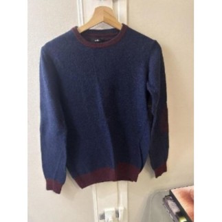 Pull bleu/rouge T36