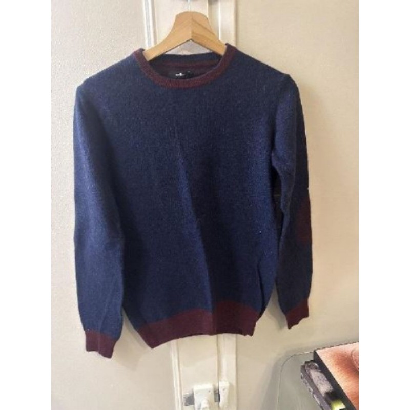 Pull bleu/rouge T36