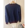 Pull bleu/rouge T36