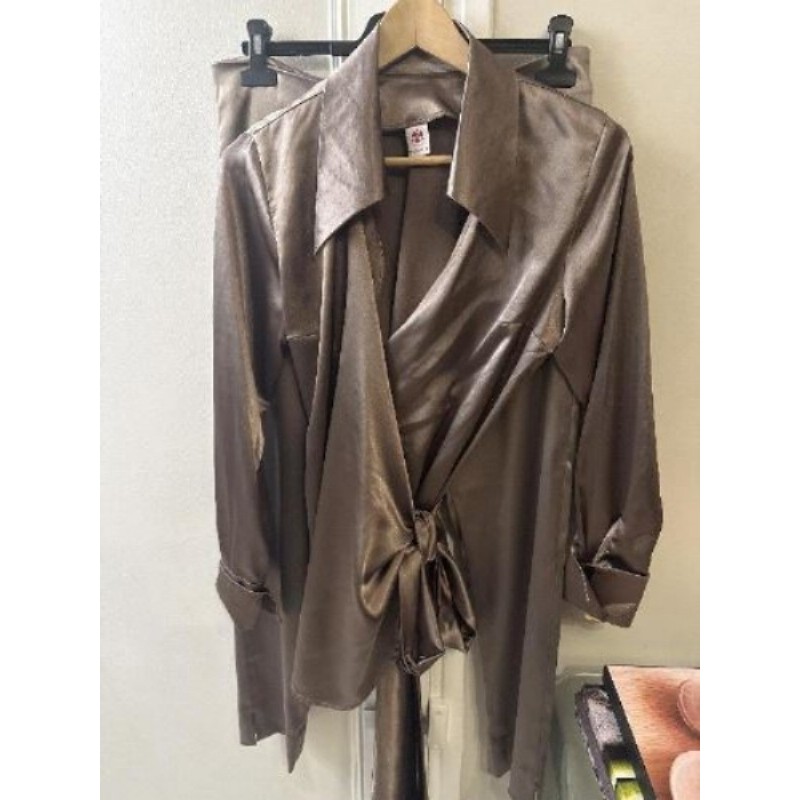 Ensemble chemise en soie T38