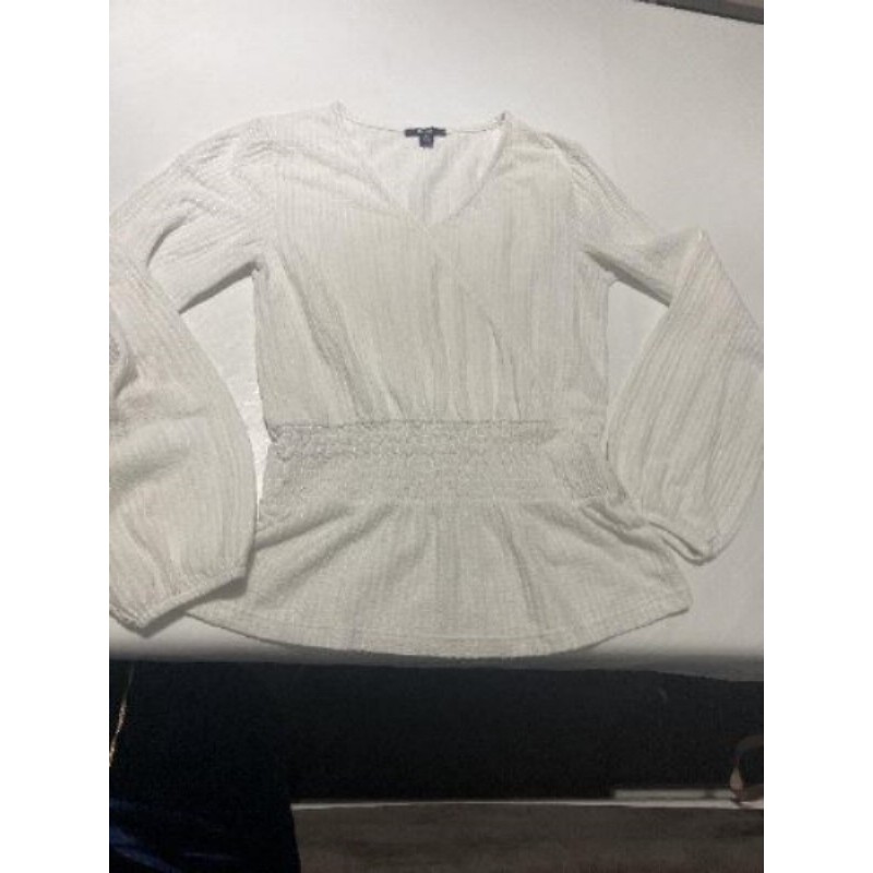 Haut blanc kiabi T xxs