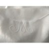 Nappe brodé avec un M 1m20x1,50