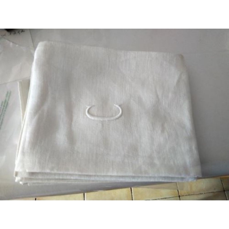Lot de 5 torchons avec un initiales brodé 65x55
