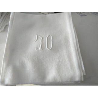 Lot de 10 serviettes de...
