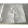 Lot de 4 torchons ancien avec des initiales brodé 83x69