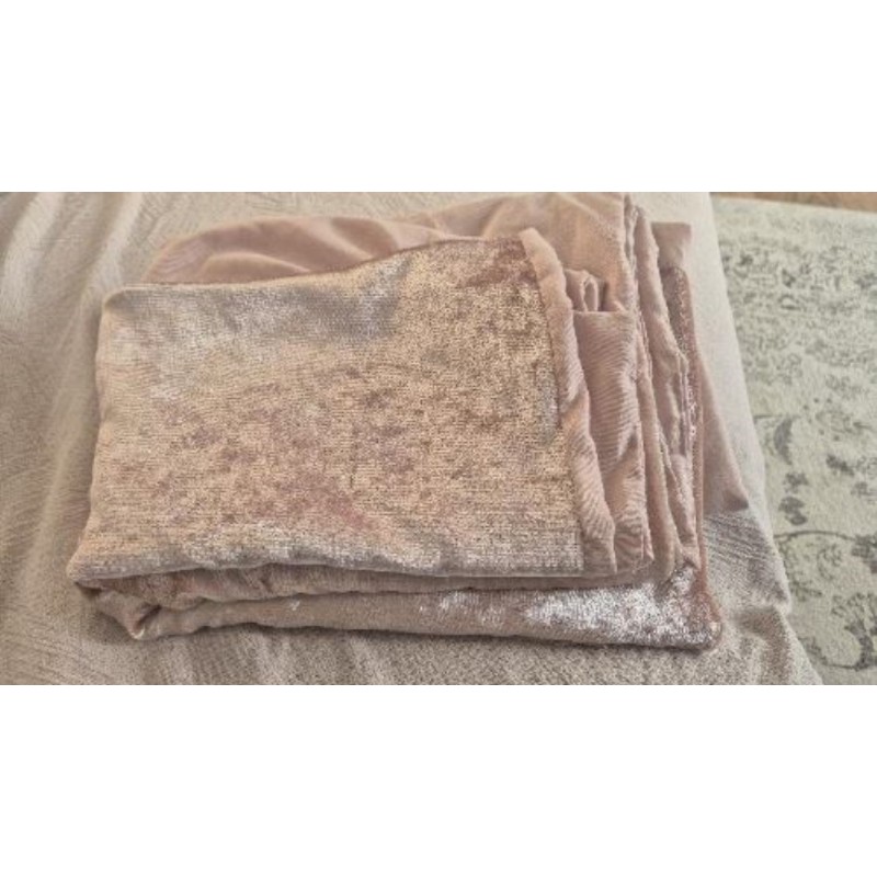 Parure lit 1 personne rose poudré