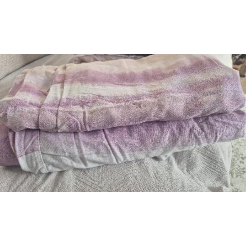 Parure de lit 1 personne rose degradé