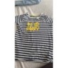 T shirt enfant rayé smile 8 ans