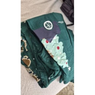 Pyjamma vert enfant noel