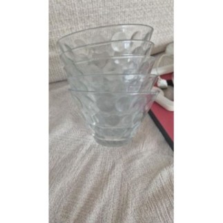 Lot 4 bols transparents