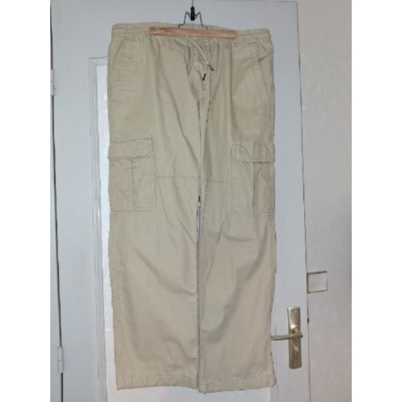 PANTALON CARGO BEIGE MARQUE "TEX" TAILLE XL
