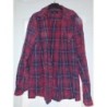 CHEMISE HOMME CARREAUX ROUGE HIVER MARQUE"CAMARGUE" TAILLE L