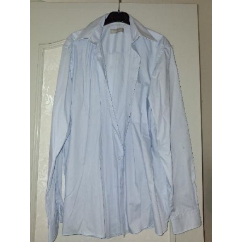 CHEMISE HOMME LEGERE BLEUE MARQUE"ENRICO MORI" TAILLE M