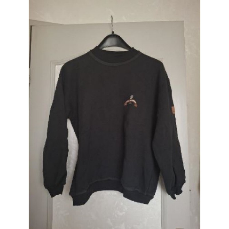 SWEAT SHIRT NOIR "NAZARENO GABRIELLI" TAILLE M