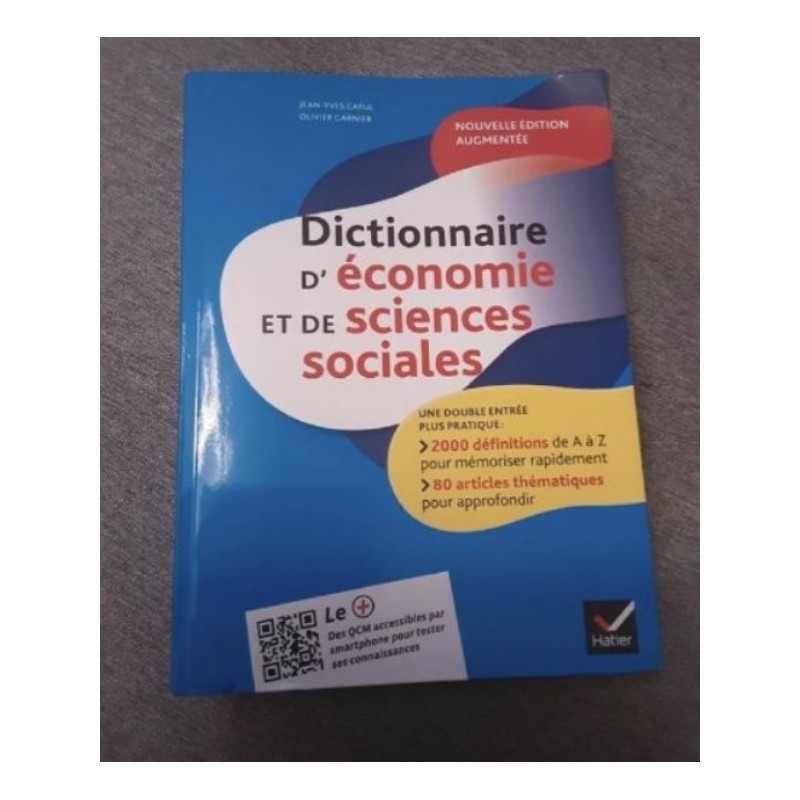 Dictionnaire d’économie et de sciences sociales 