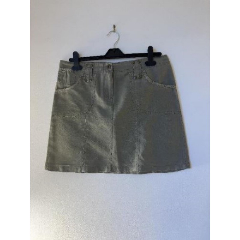 Jupe courte kaki - Camaieu - Taille 40