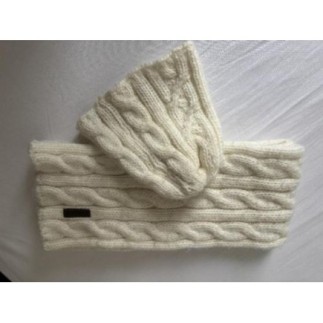 Echarpe et bonnet Puma blanc 