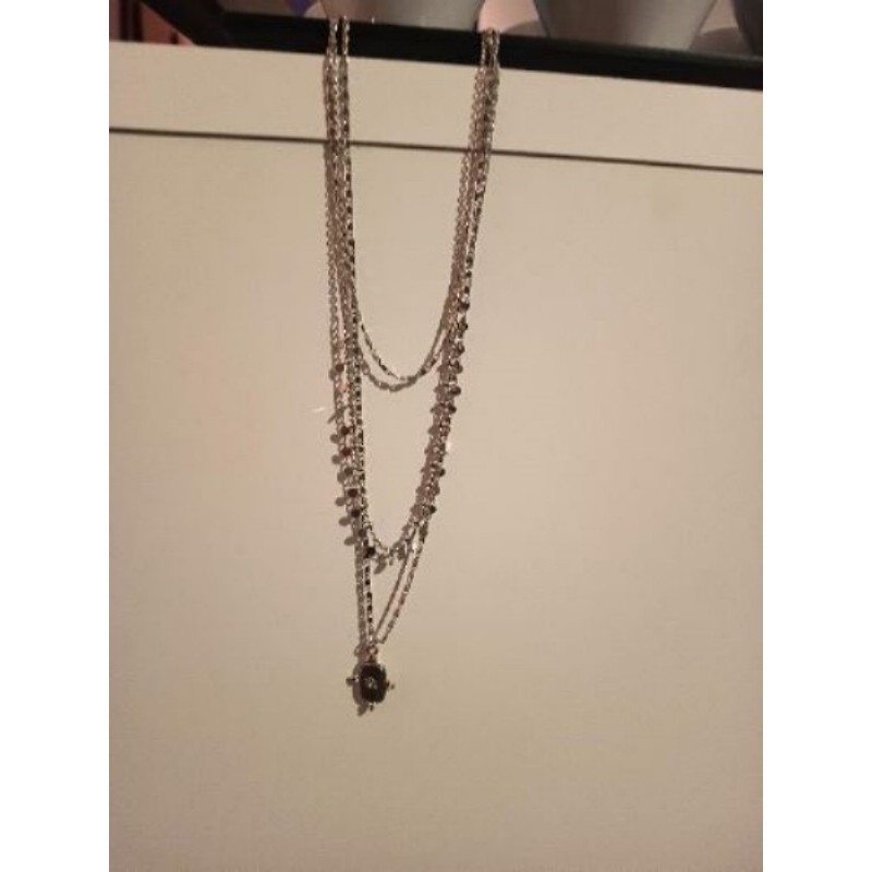COLLIER MOA 50 CM ARGENT