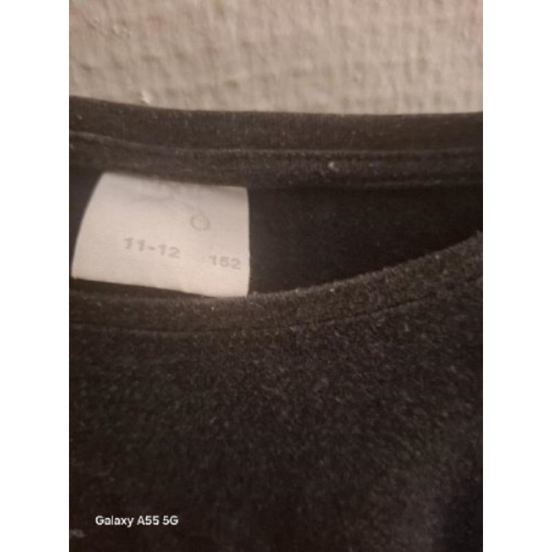 Haut ZARA gris à strass 11 -12 ans 