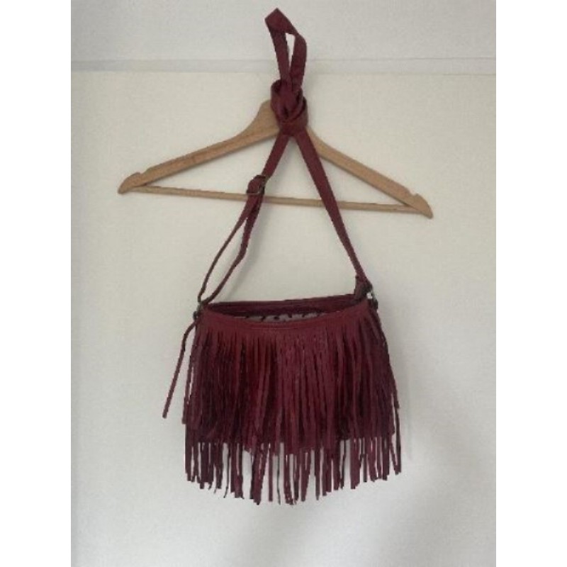 Petit sac cuir rouge EVEN&ODD