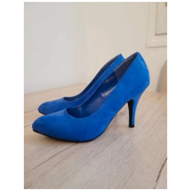 Escarpins bleu Etam T36